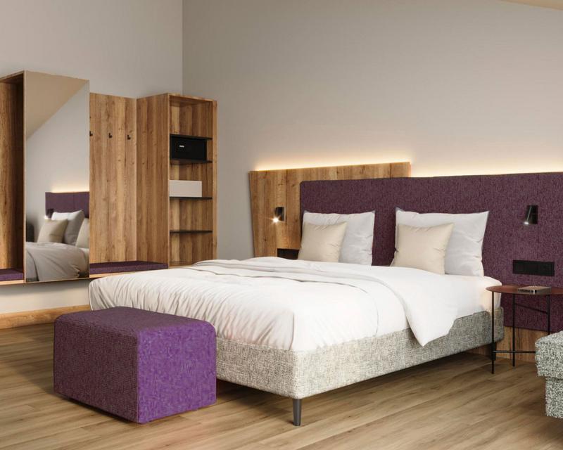 Visualisierung eines neuen Hotelzimmers